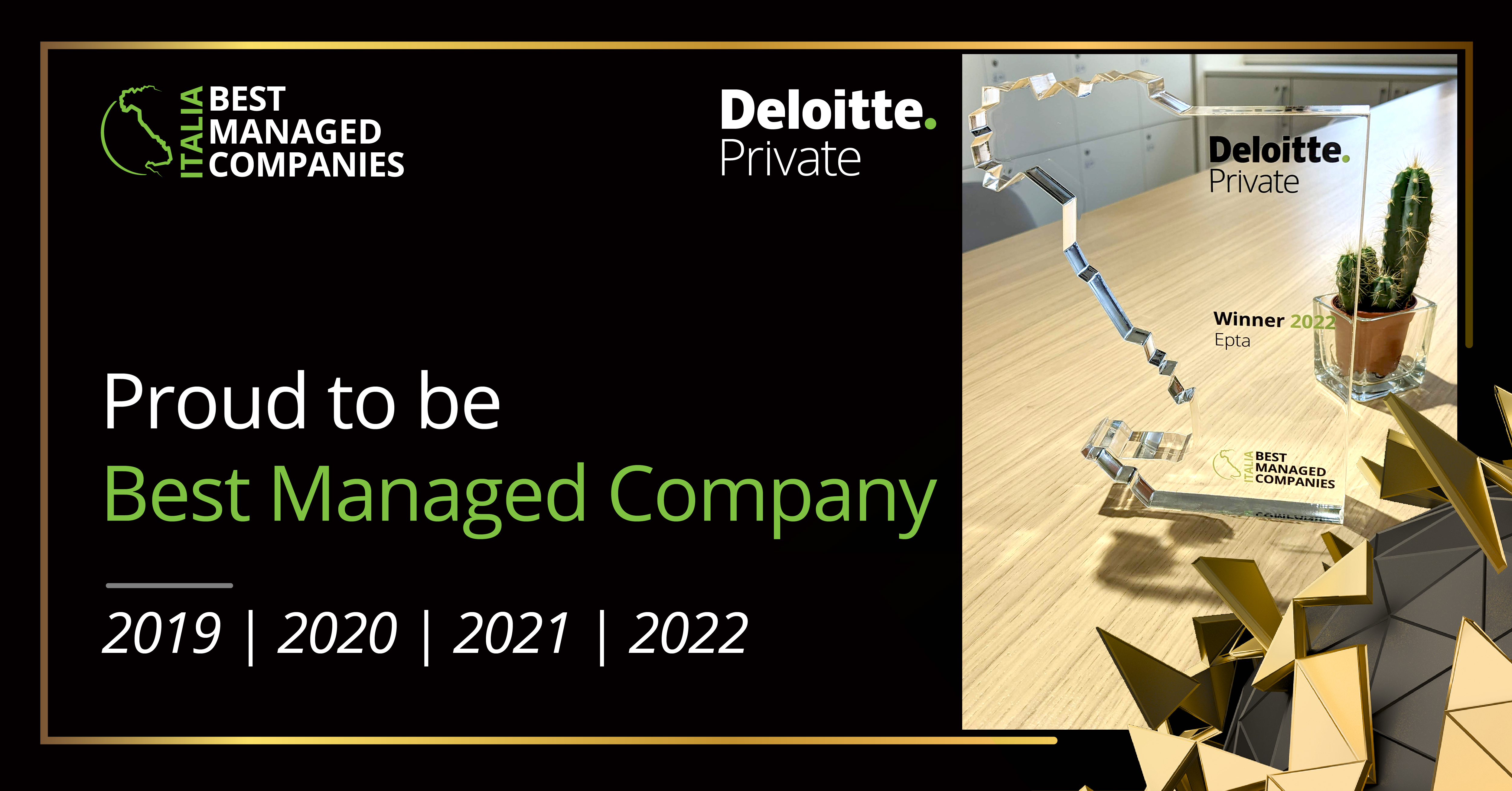 Epta Best Managed Company Deloitte | Innovation and Sustainability